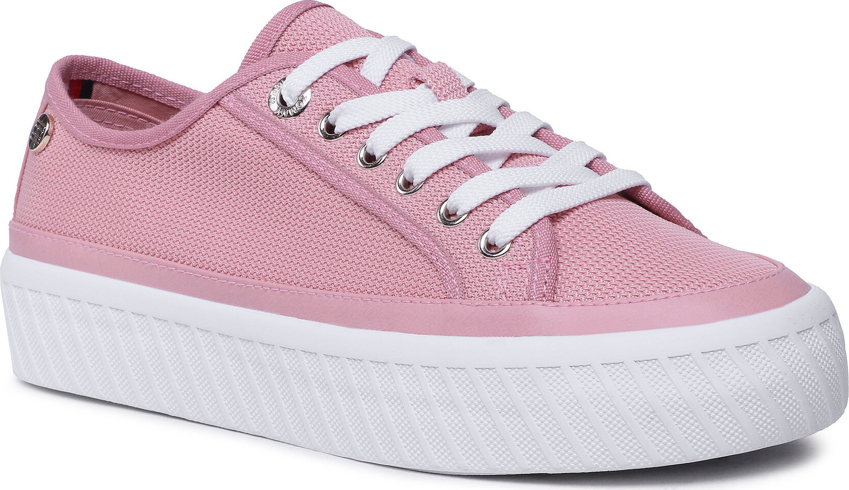 Tenisky Tommy Hilfiger Platform Vulcanized Sneaker FW0FW07156 Soothing Pink TQS