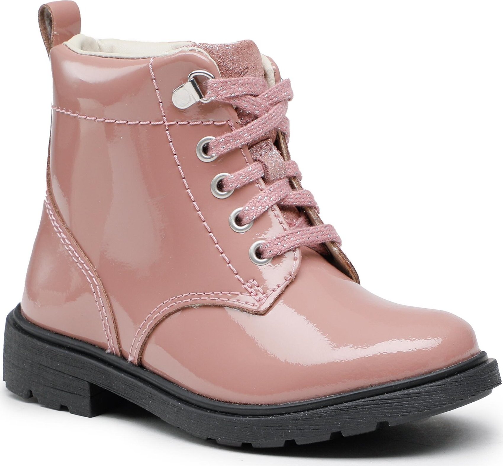 Turistická obuv Clarks Astrol Lace K. 261692646 Pink Patent