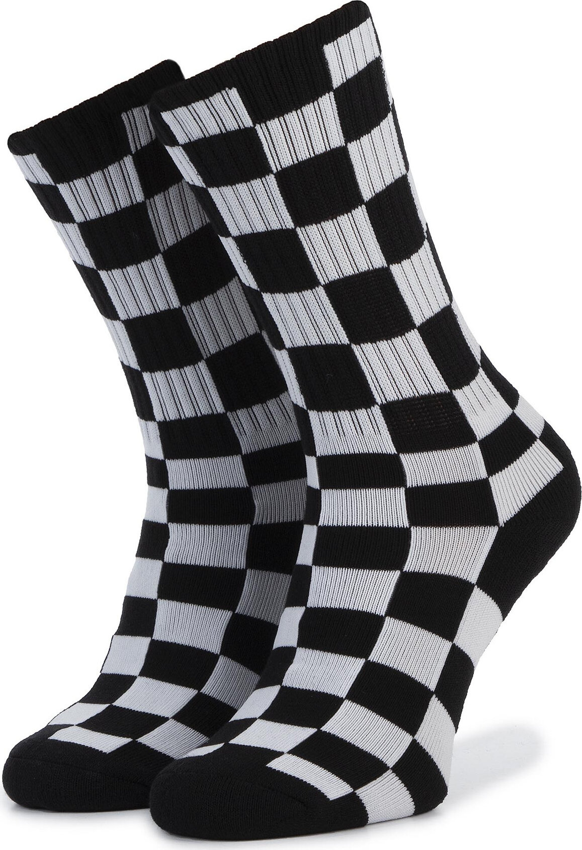 Vysoké dětské ponožky Vans By Checkerboard Crew VN0A3I74HU01 r.31.5-38 Black/White
