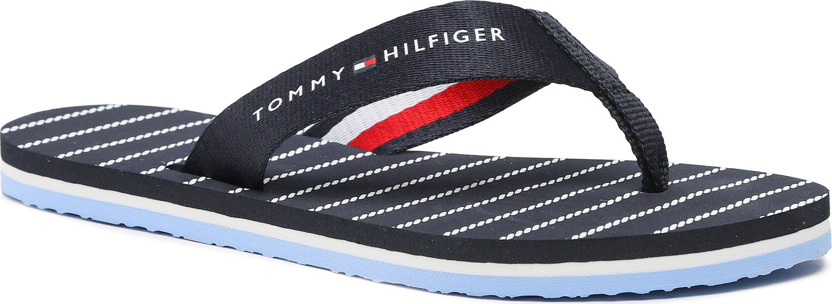 Žabky Tommy Hilfiger Essential Rope Sandal FW0FW07142 Space Blue DW6