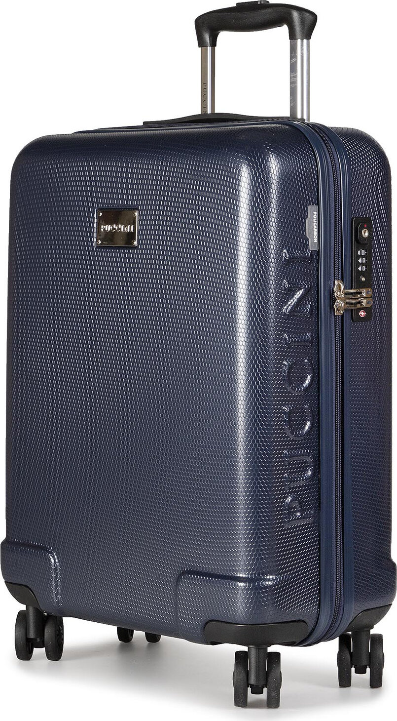 Malý tvrdý kufr Puccini Panama PC029C 7A Dark Blue