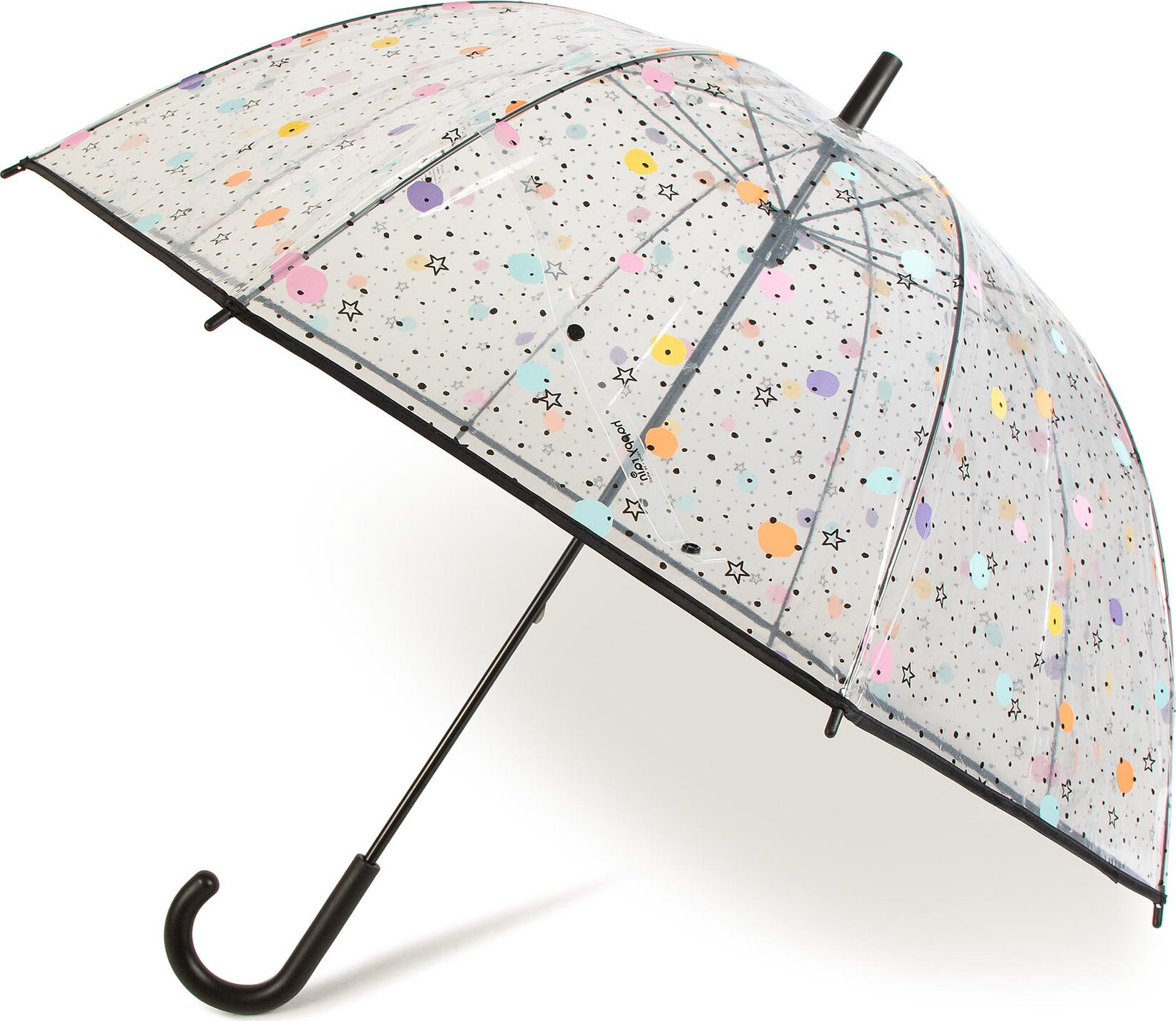 Deštník Happy Rain Long Domeshape 40984 Dots & Stars