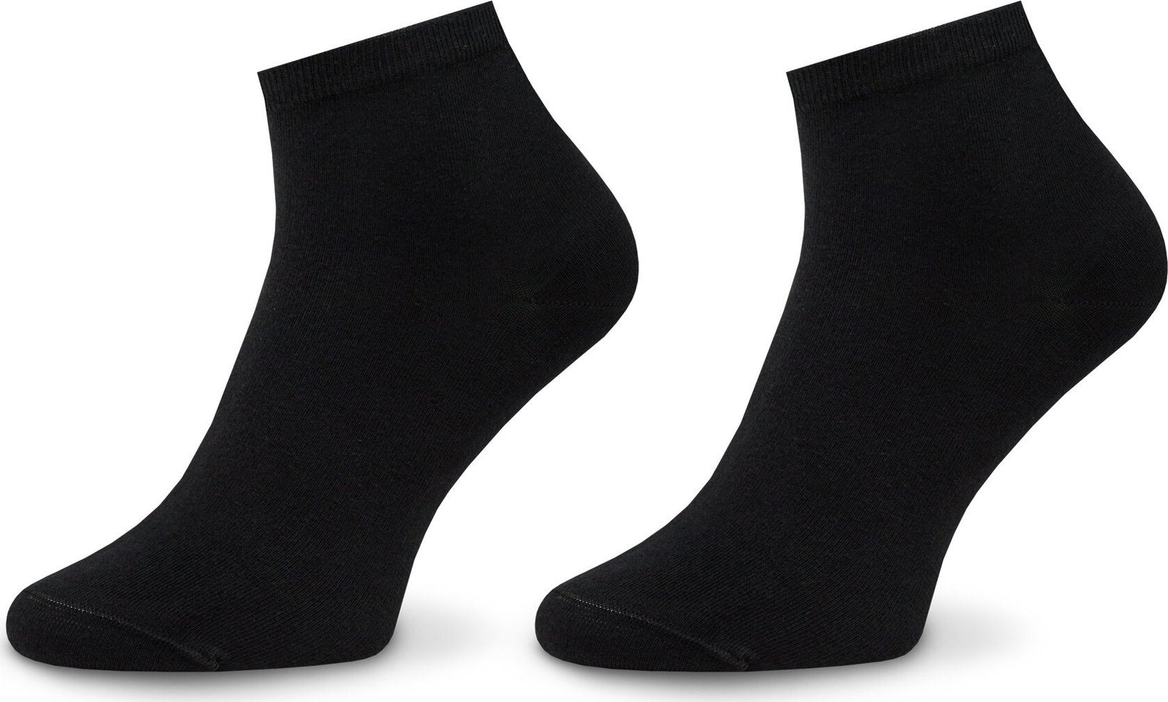 Sada 2 párů dámských nízkých ponožek Tommy Hilfiger Dobotex BV 373001001 Black 200