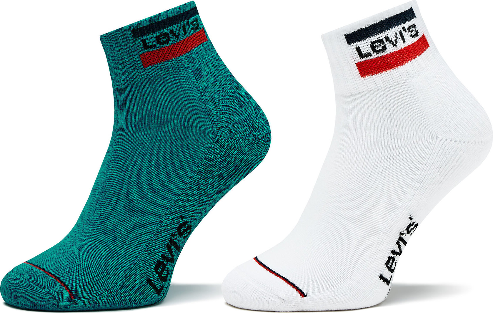 Sada 2 párů dámských vysokých ponožek Levi's® 902011001 Ocean Depths