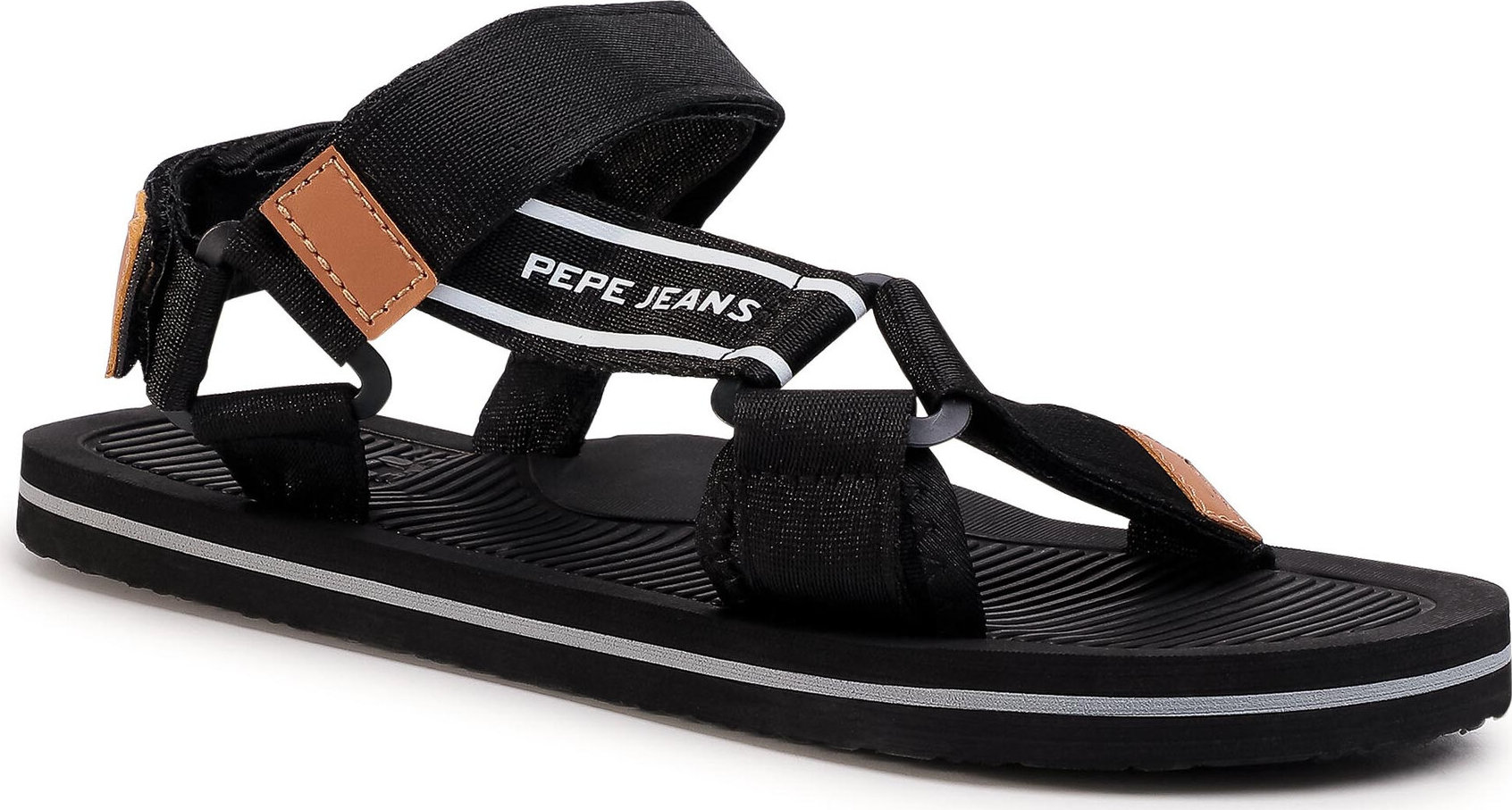 Sandály Pepe Jeans Pool Basic Men PMS90081 Black 999
