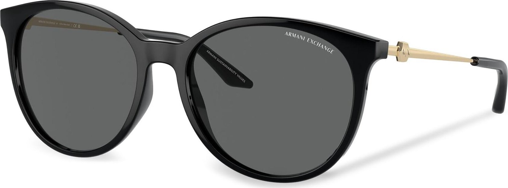 Sluneční brýle Armani Exchange 0AX4140S Shiny Black 815887