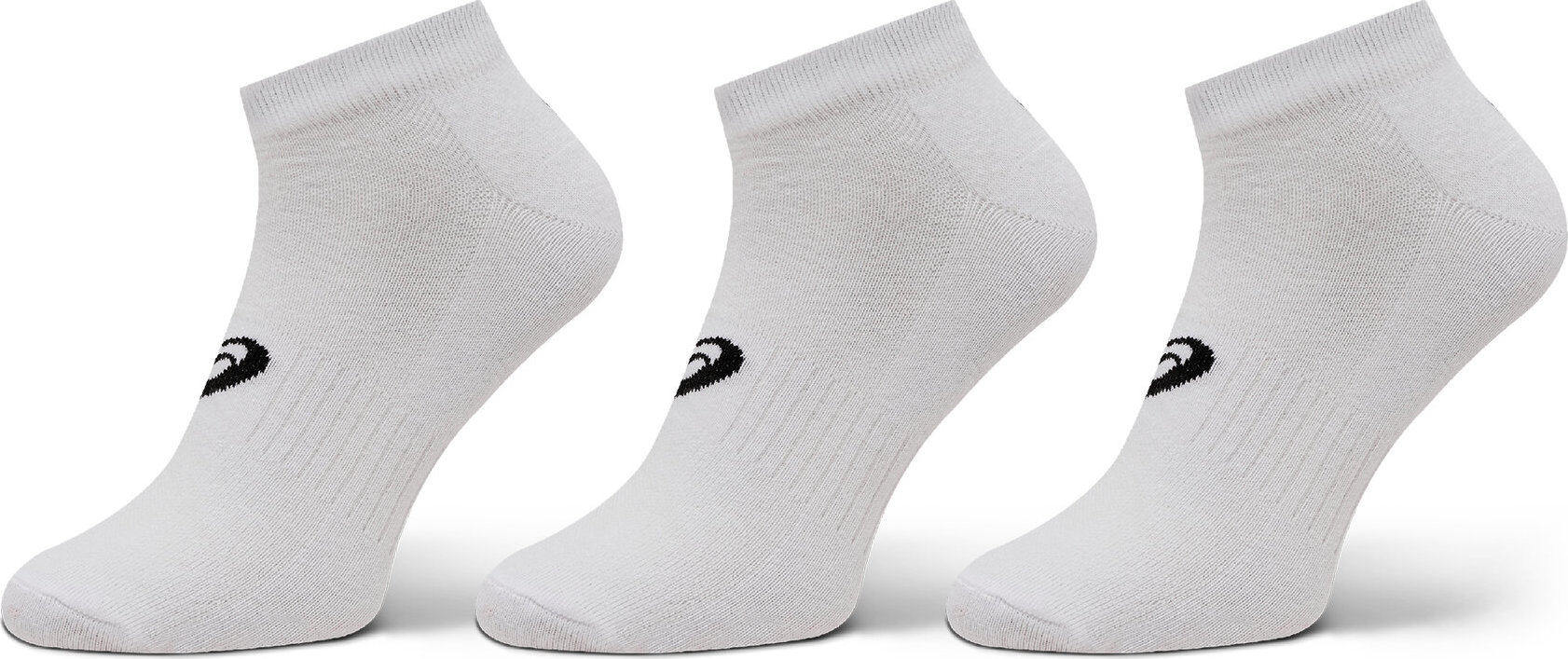 Sada 3 párů nízkých ponožek unisex Asics 3PPK Ped Sock 155206 White 0001