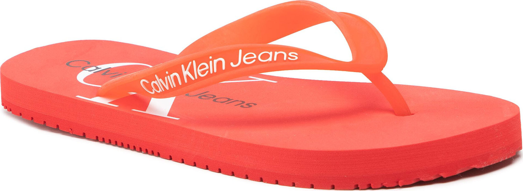 Žabky Calvin Klein Jeans Beach Sandal Monogram Tpu YW0YW00098 Strawberry Field XL1