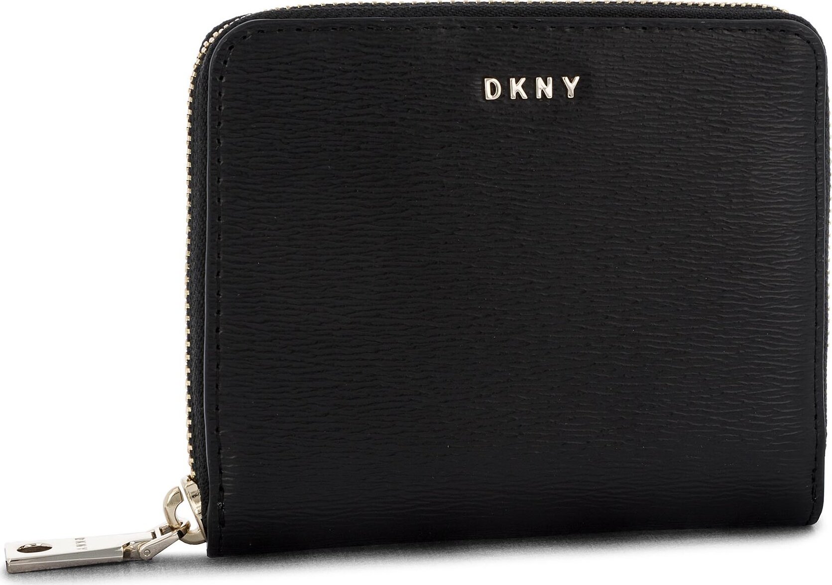 Velká dámská peněženka DKNY Bryant Sm Zip Around R8313656 Blk/Gold BGD