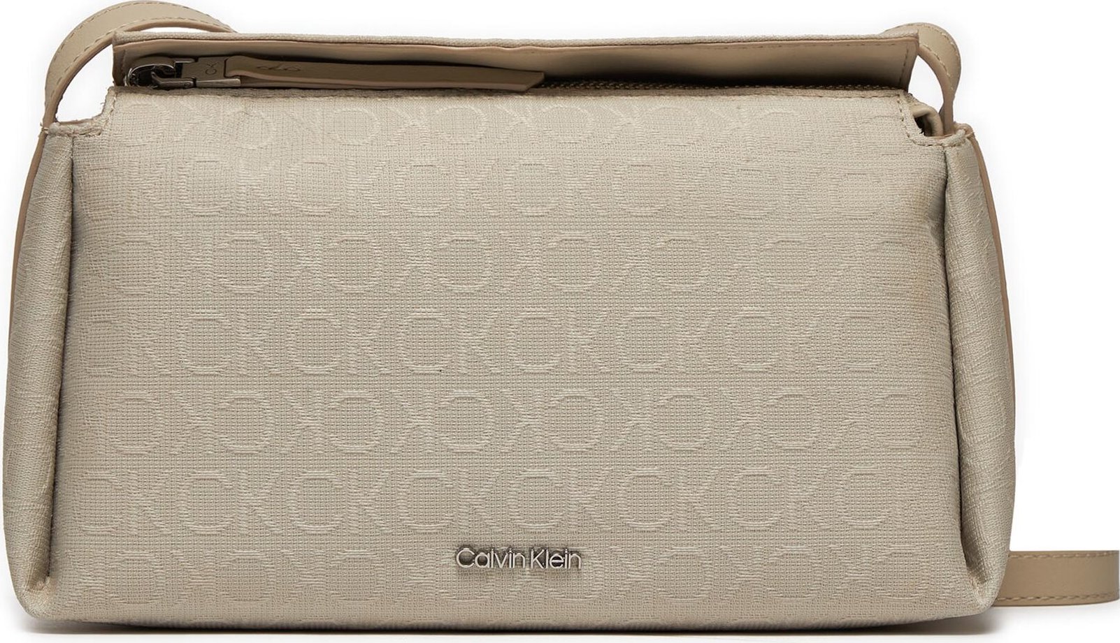 Kabelka Calvin Klein Gracie Mini Bag_Jcq Mono K60K611753 Stoney Beige Jacquard Mono PEA